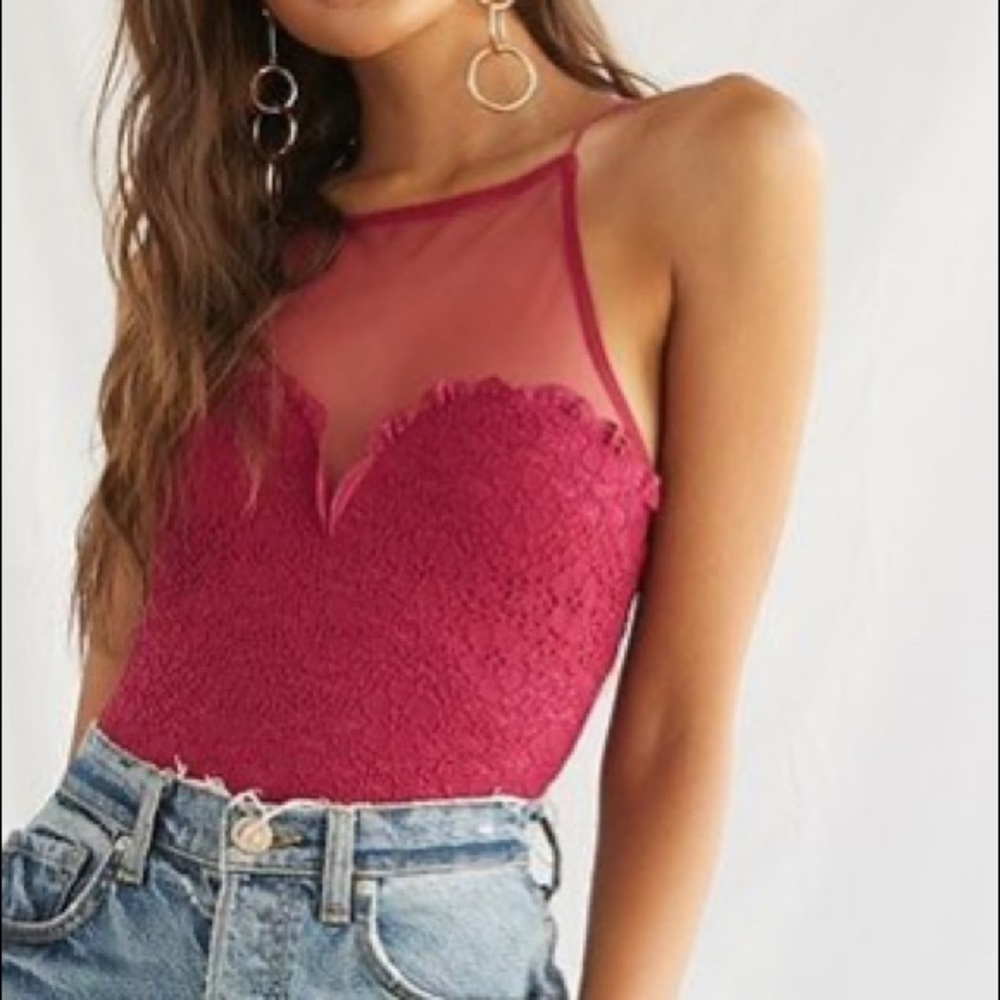 Forever 21 Berry Bodysuit